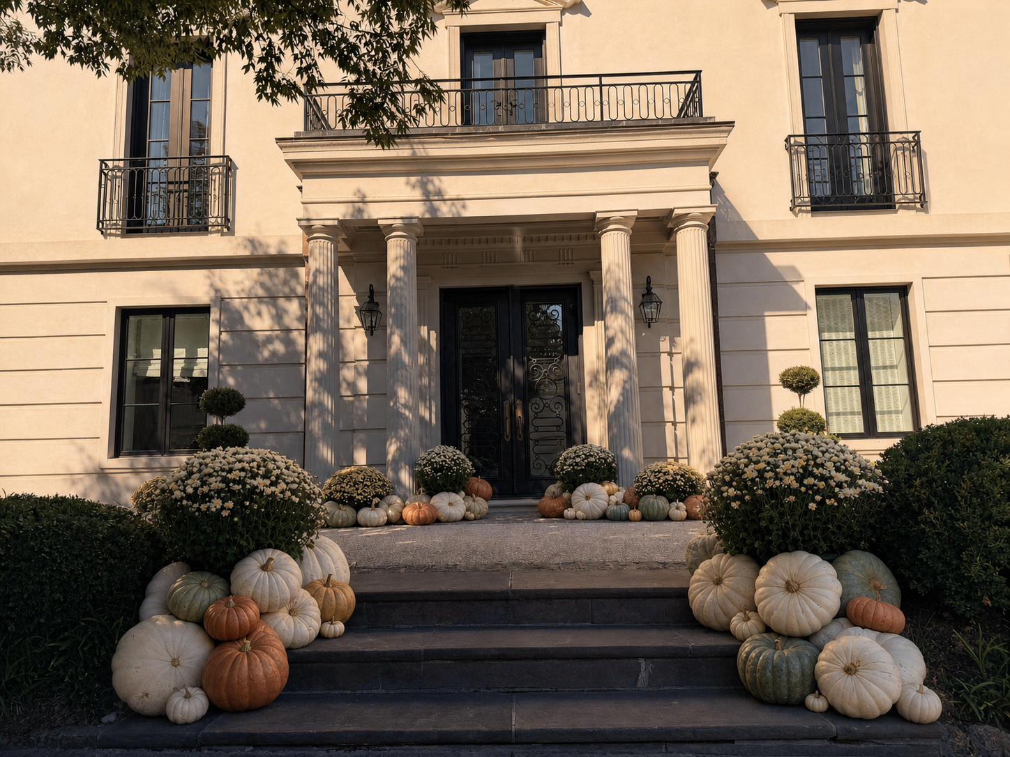 Estate Collection fall porch design
