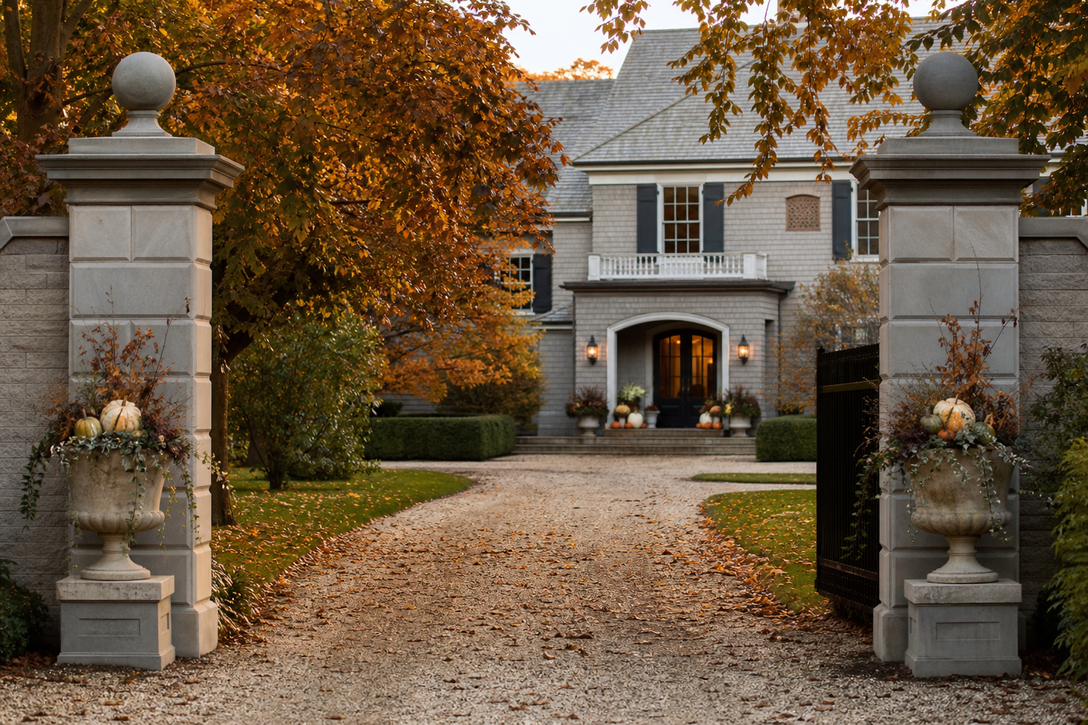 Reserve Collection fall porch design